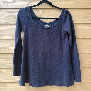 Reformation Surplus Fabric Navy Sweater Size Small